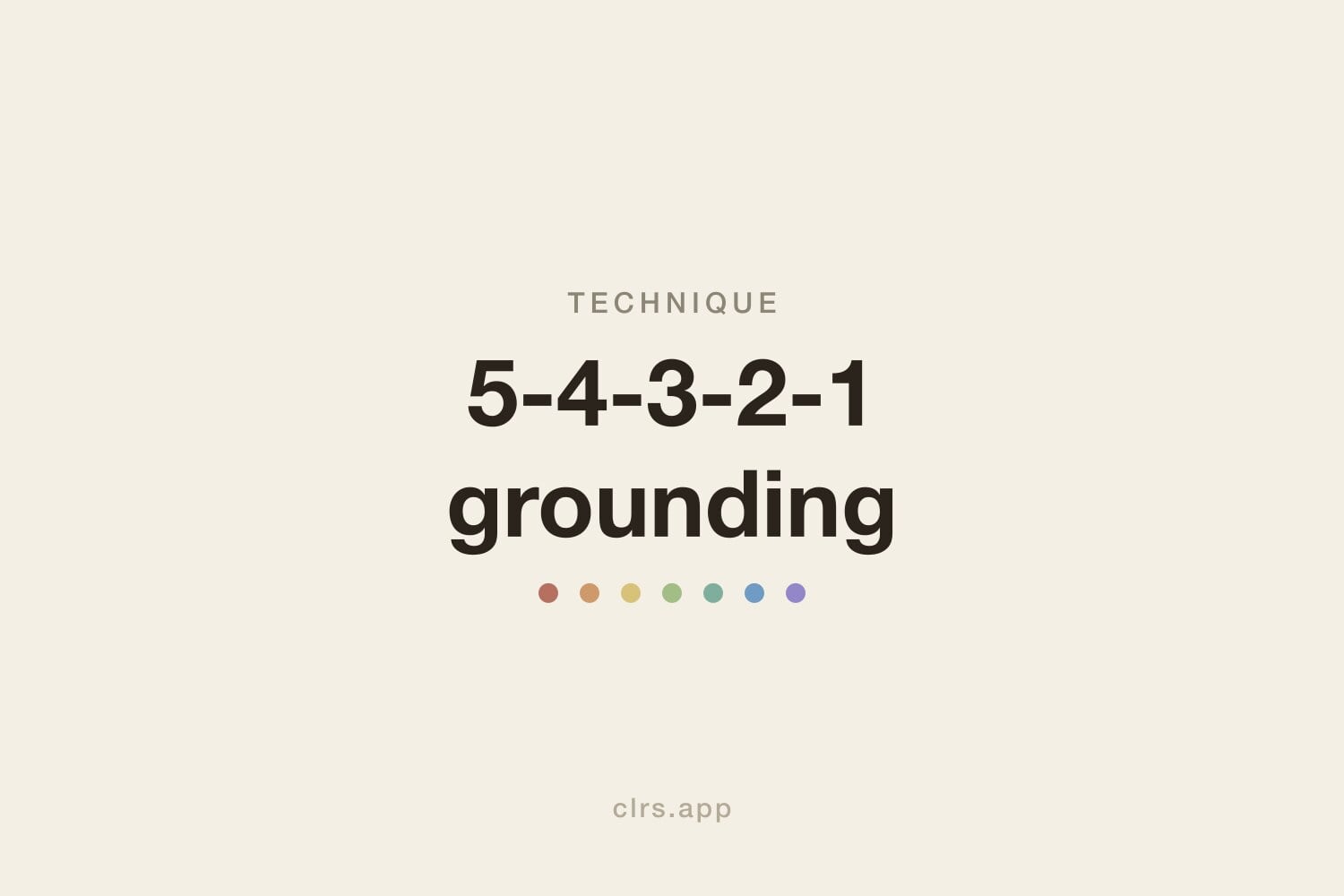 5-4-3-2-1 grounding hero illustration
