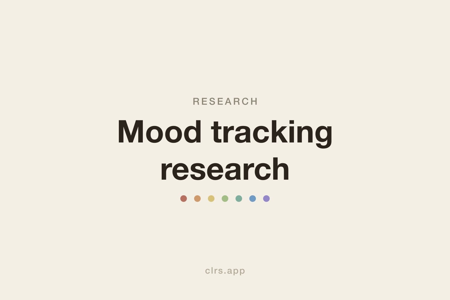 Mood tracking research hero illustration