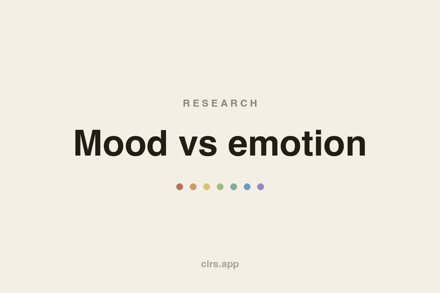 Ilustrasi utama mood lawan emosi
