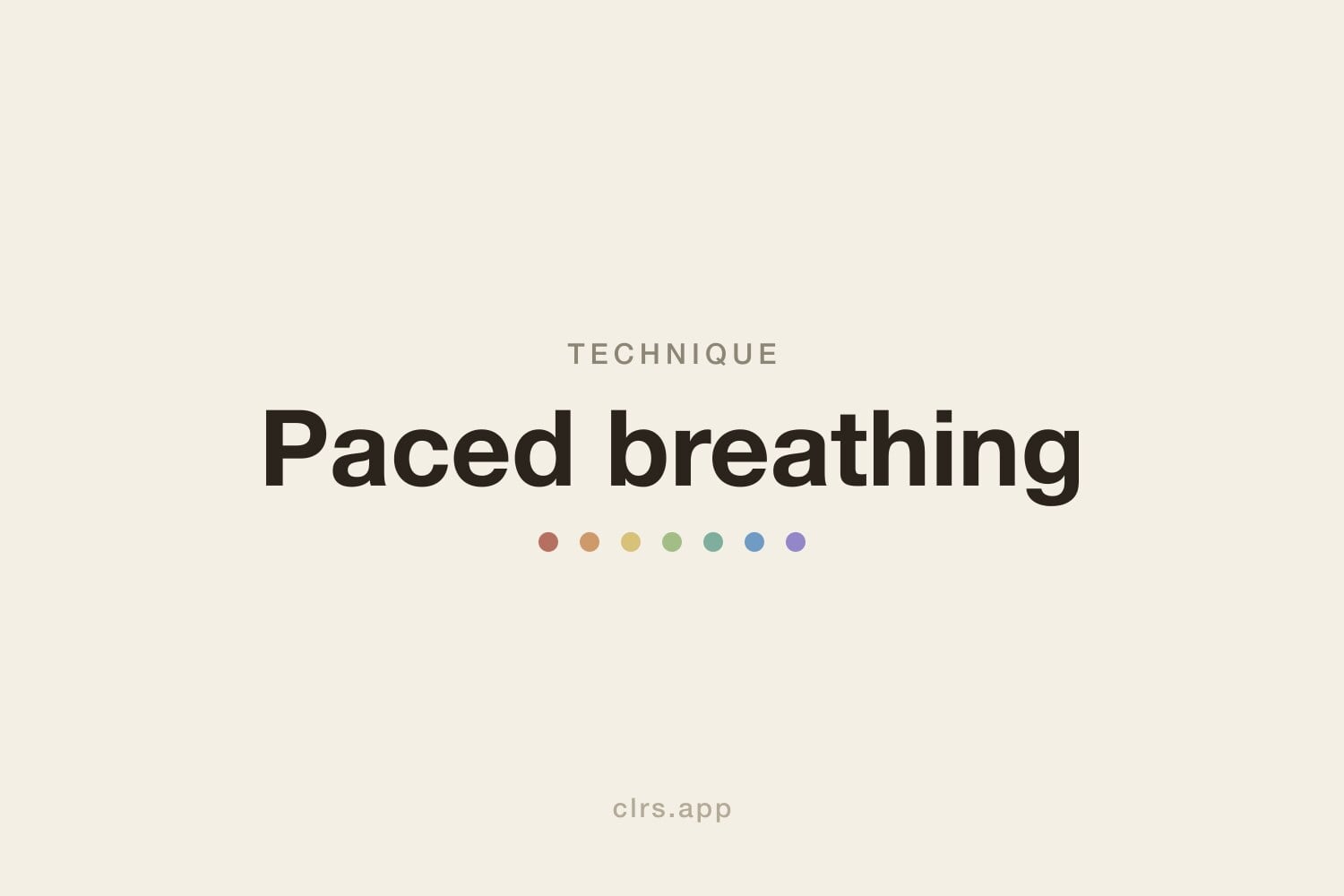 Paced breathing hero illustration