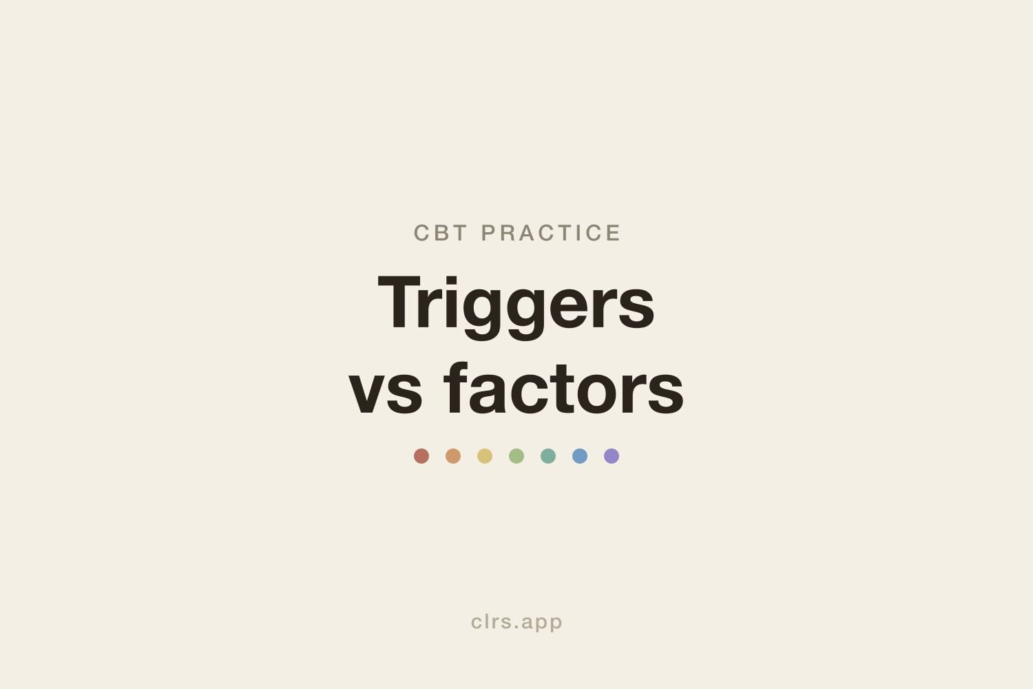 Triggers and factors hero illustration
